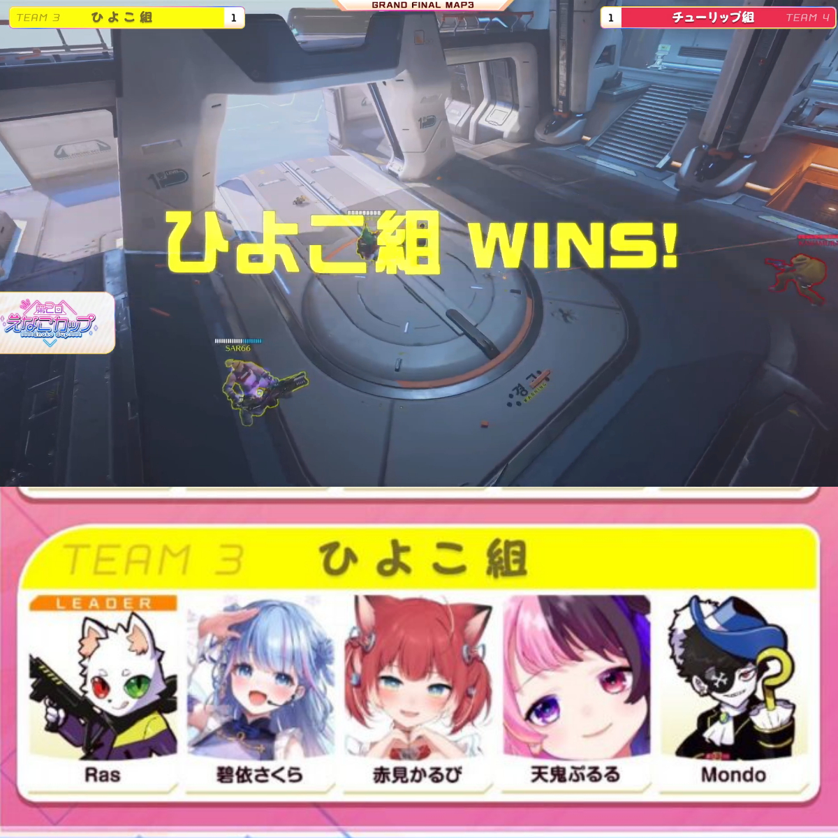 第2回えなこカップ】 優勝はRasさん率いる 「ひよこ組」🐤 〈メンバー