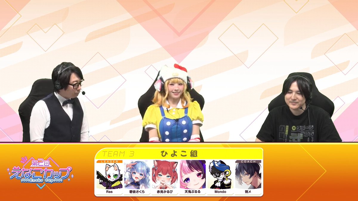 第2回えなこカップ】 優勝はRasさん率いる 「ひよこ組」🐤 〈メンバー