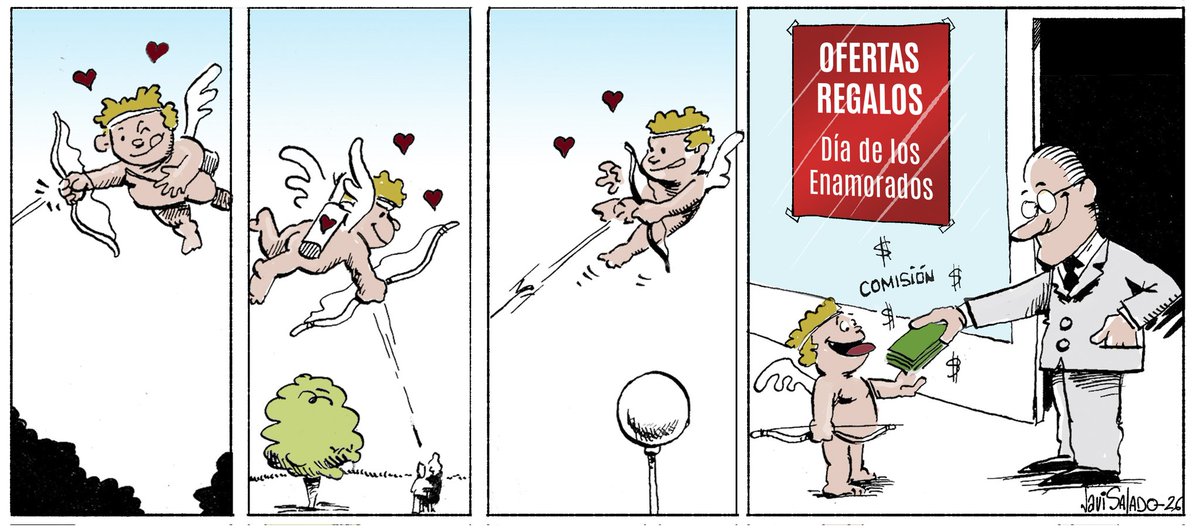 Hoy, San Valentín. Día de los enamorados, también de El Corte Inglés. #SanValentin #SanValentín #diadelosenamorados #cupido