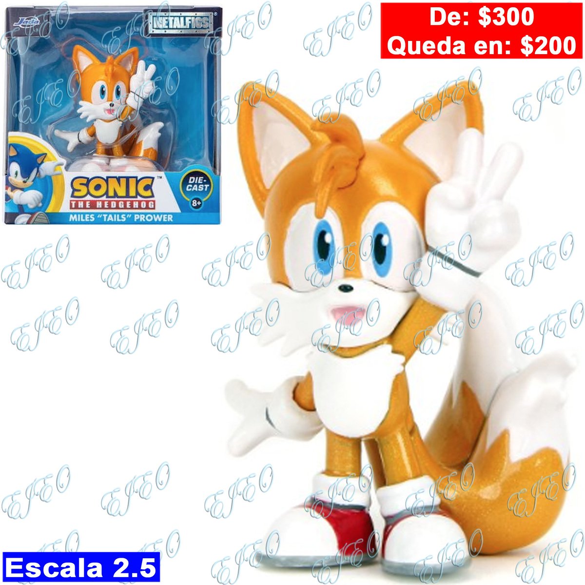 distribuidoejeo's tweet photo. ¡Atención!:
Ya está a la venta con nosotros está figura Tailes en escala 2.5
De $300 queda en $200
#DistribuidoraEjeo #Jada #Metalfigs #sonic #miles #tails #prower https://t.co/sptMs6xye6