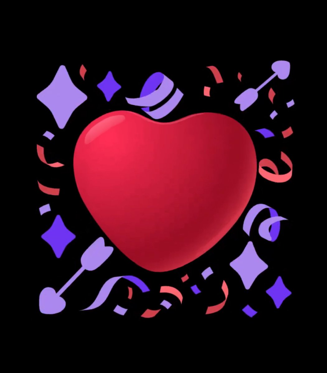 If you like a post that mentions "Valentine's", a heart with arrow will appear instead of the normal heart. Try it 🤭