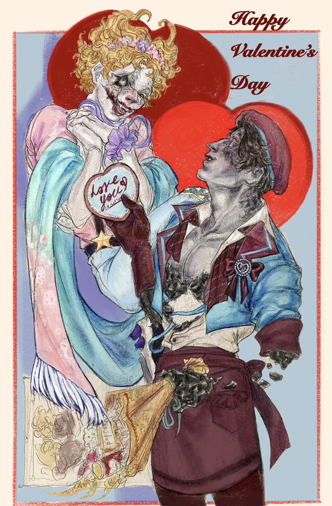 Happy Valentine’s Day ! 
#tonton #furufura #nortmike #idv #探曲 #第五人格