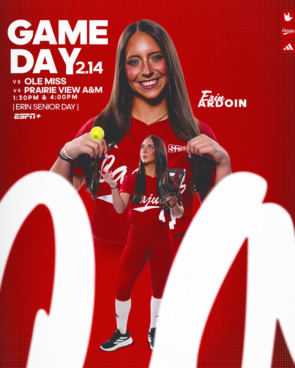 Louisiana Ragin' Cajuns® Softball tweet media