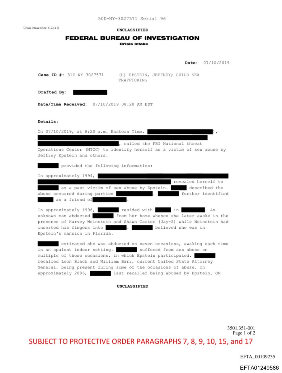 iamufohunter's tweet image. 🚨 BREAKING: Jeffrey Epstein’s newly released files name Jay‑Z as a predator drugging and assaulting multiple women, even spotted naked with Harvey Weinstein.

And yet… he still walks red carpets and runs music empires.