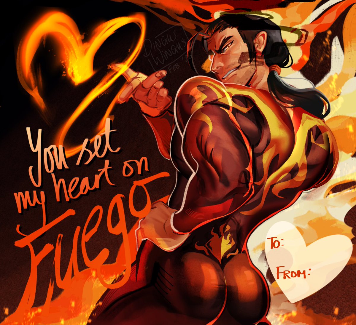 Happy Valentine’s Day from this loser #dispatch #flambae