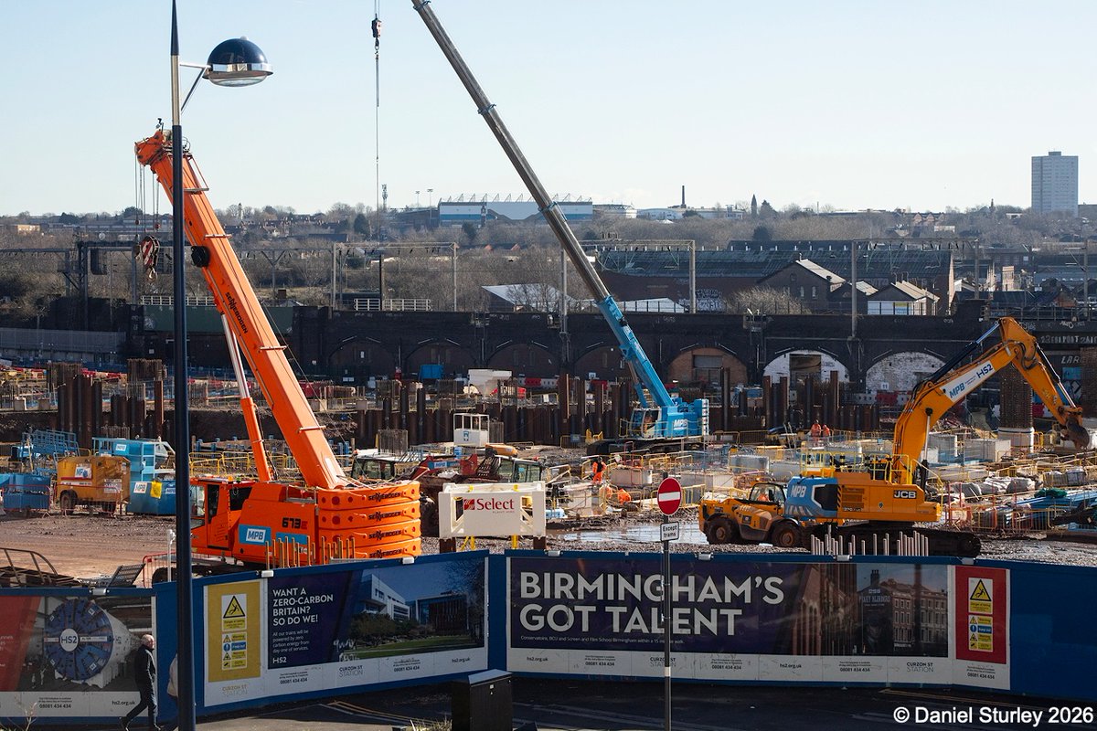 Daniel_Sturley's tweet image. #Birmingham UK, the progress at the #construction of the #HS2 Curzon Street Station today 😎 
#BirminghamWeAre #HighSpeed 
#Photography
