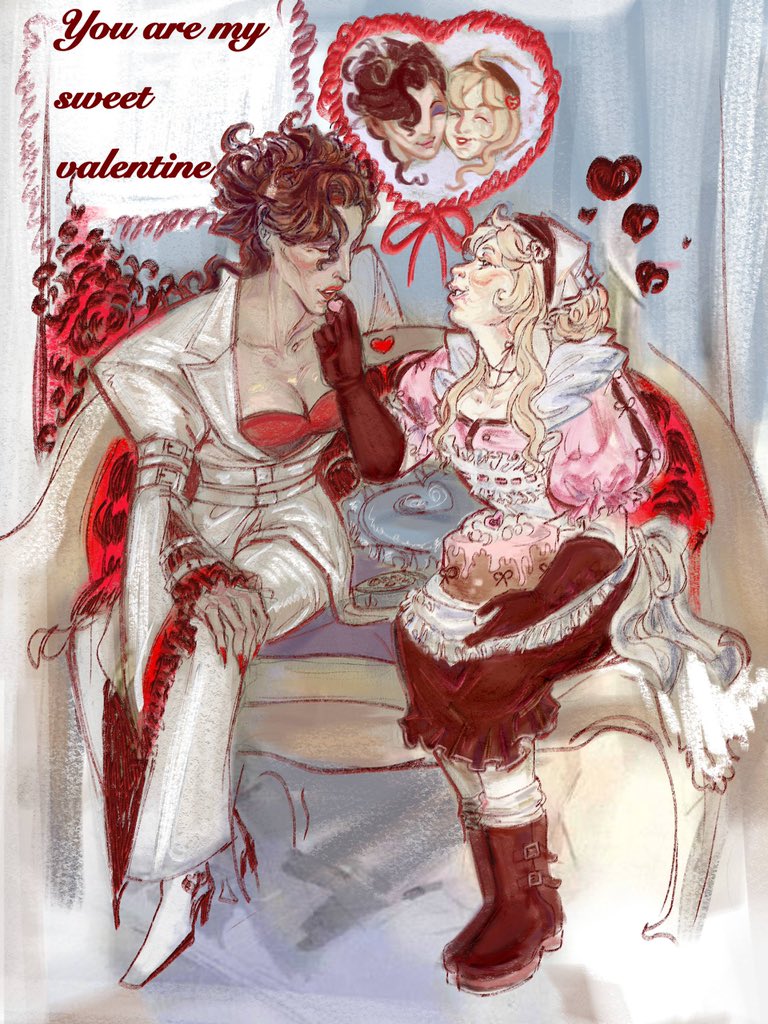 Happy Valentine’s Day (wlw ver) 
#sangria #Galatea #operasinger #idv #第五人格 #sangritea (?)