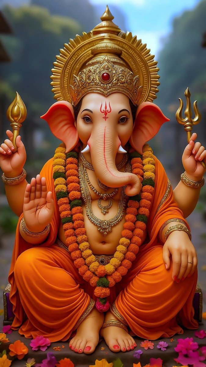 Dharma0292's tweet photo. Ganpati Bappa morya Mangal Murti morya 🙏 https://t.co/he2olWMvfG
