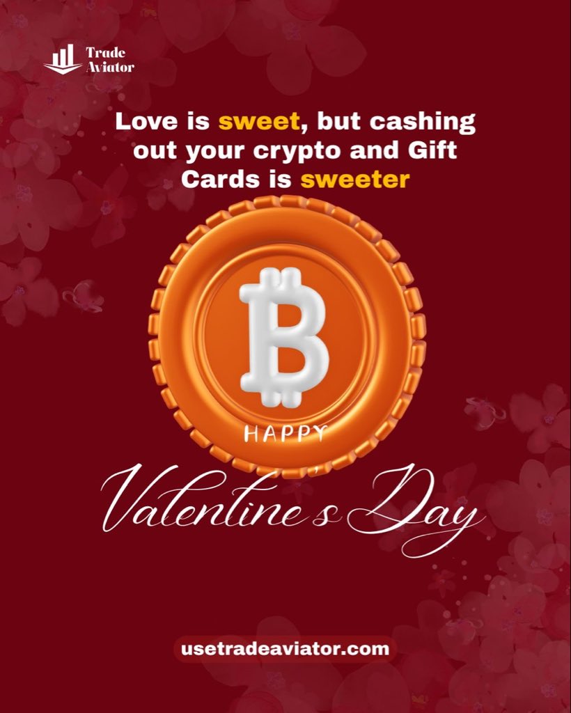 usetradeaviator's tweet photo. Happy Valentine’s Day, Pilots🚀❤️

Today, let TradeAviator be your Val. Don’t forget—we’re adding an extra ₦1,000 to EVERY trade you complete today⚡️

More Love, More Profit. Enjoy 💰💌 https://t.co/KdWVH3jT9x
