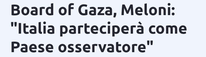 Fare i guardoni di un genocidio è il massimo dell'aspirazione per il governo italiano.