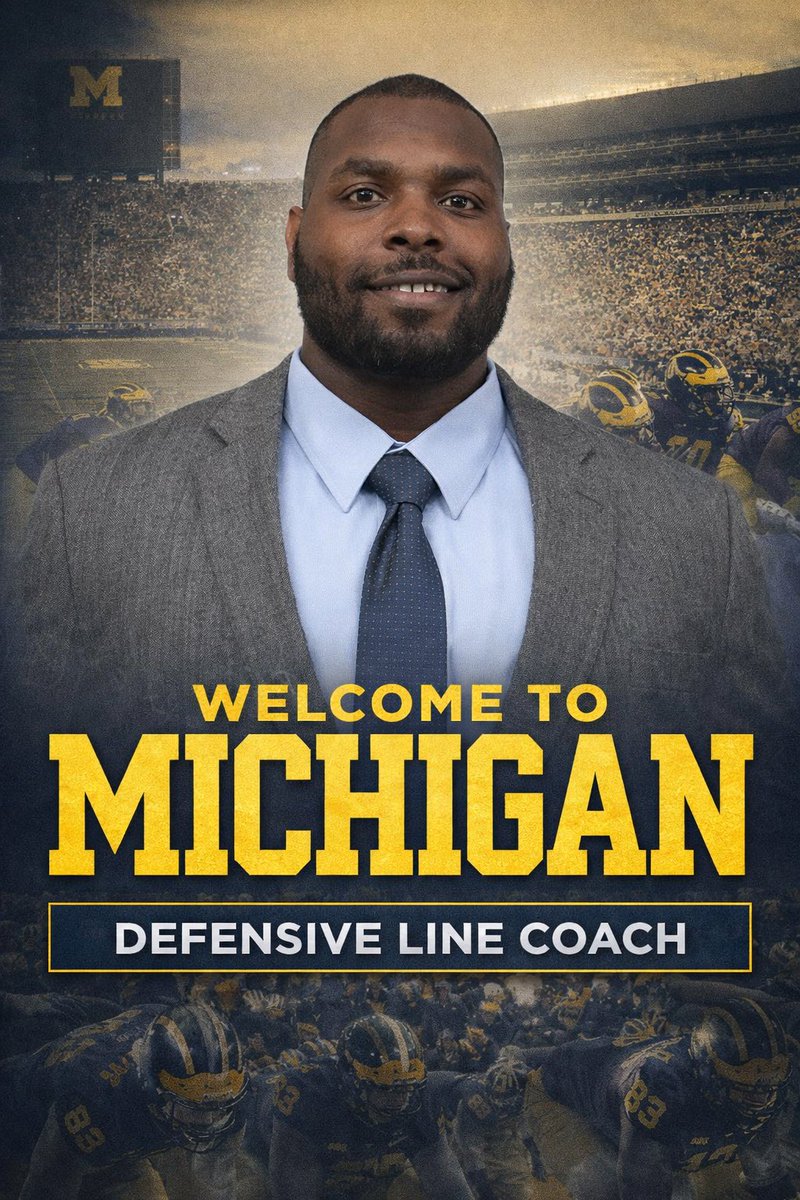 Let’s welcome Coach Larry Black!!!! He will be our new Co DC and DL coach!! Welcome Coach and #Goblue 〽️🔵🟡
