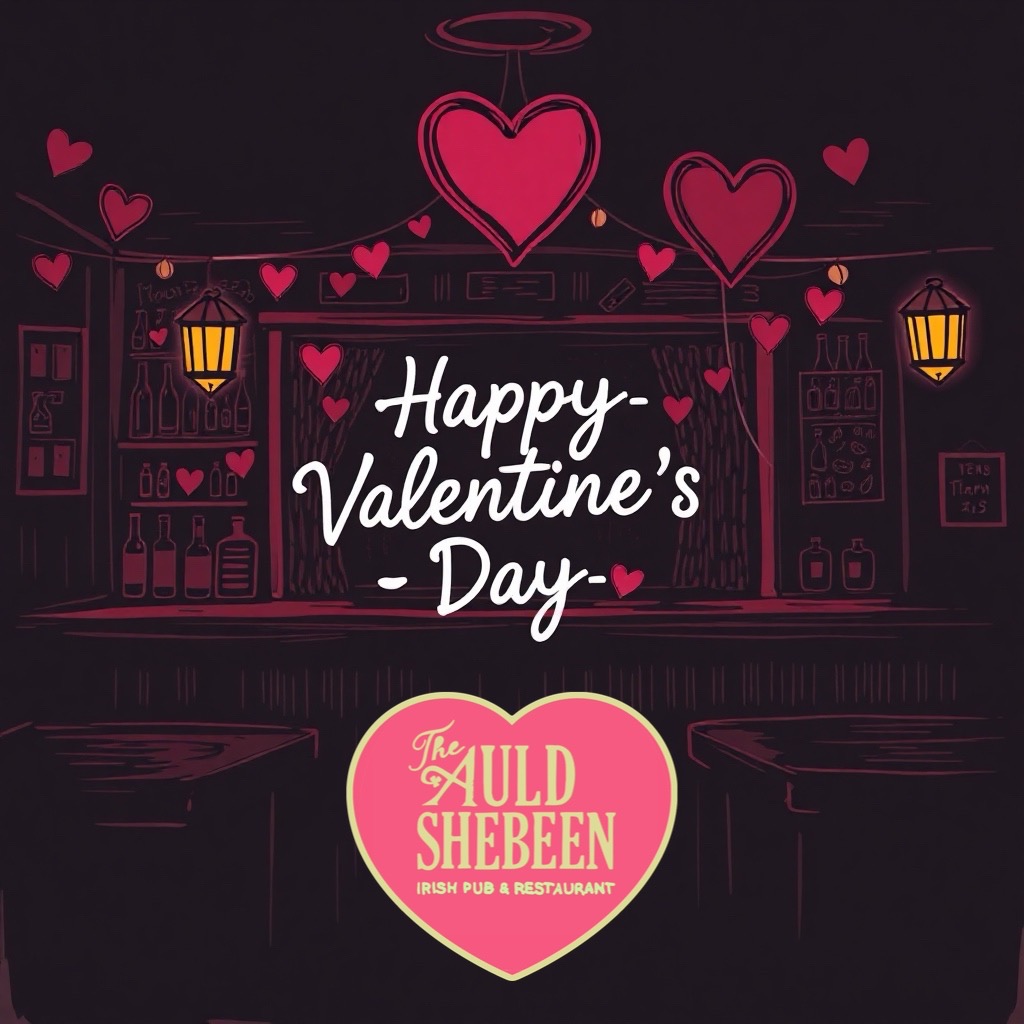 A very Happy Valentine’s Day to everyone from your friends at The Auld Shebeen!