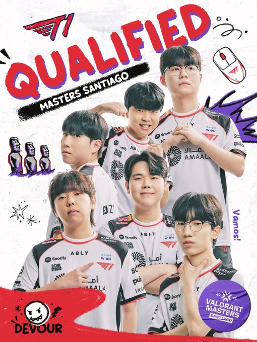 ¡🇰🇷T1 clasificó a la Masters Santiago!

Vamos a tener al icónico equipo coreano en Chile. Yo creo que serán uno de los favoritos, por su impacto y popularidad en LoL.