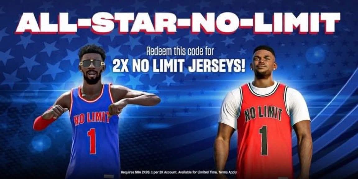 PSXBPLUG's tweet photo. In case anyone missed these 2 Locker Codes form the twitch stream last night!

ALL-STAR-PACK-MT

ALL-STAR-NO-LIMIT

#NBA2K26 #NBAAllStar https://t.co/hfYnhQza5O