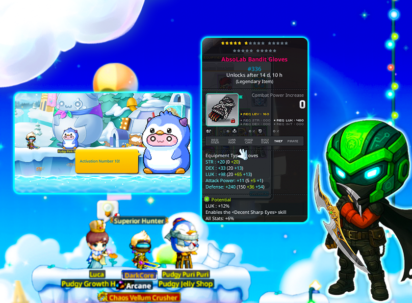 1Bioniic's tweet image. Hi everyone! 🍄

I've had great luck this week, I got another x10 activation and my Absolab gloves also upgraded to Legendary.

Wishing you all the best.  ⚡

GL.🍀

@MaplestoryU
#maplestoryuniverse #maplestoryn #msu