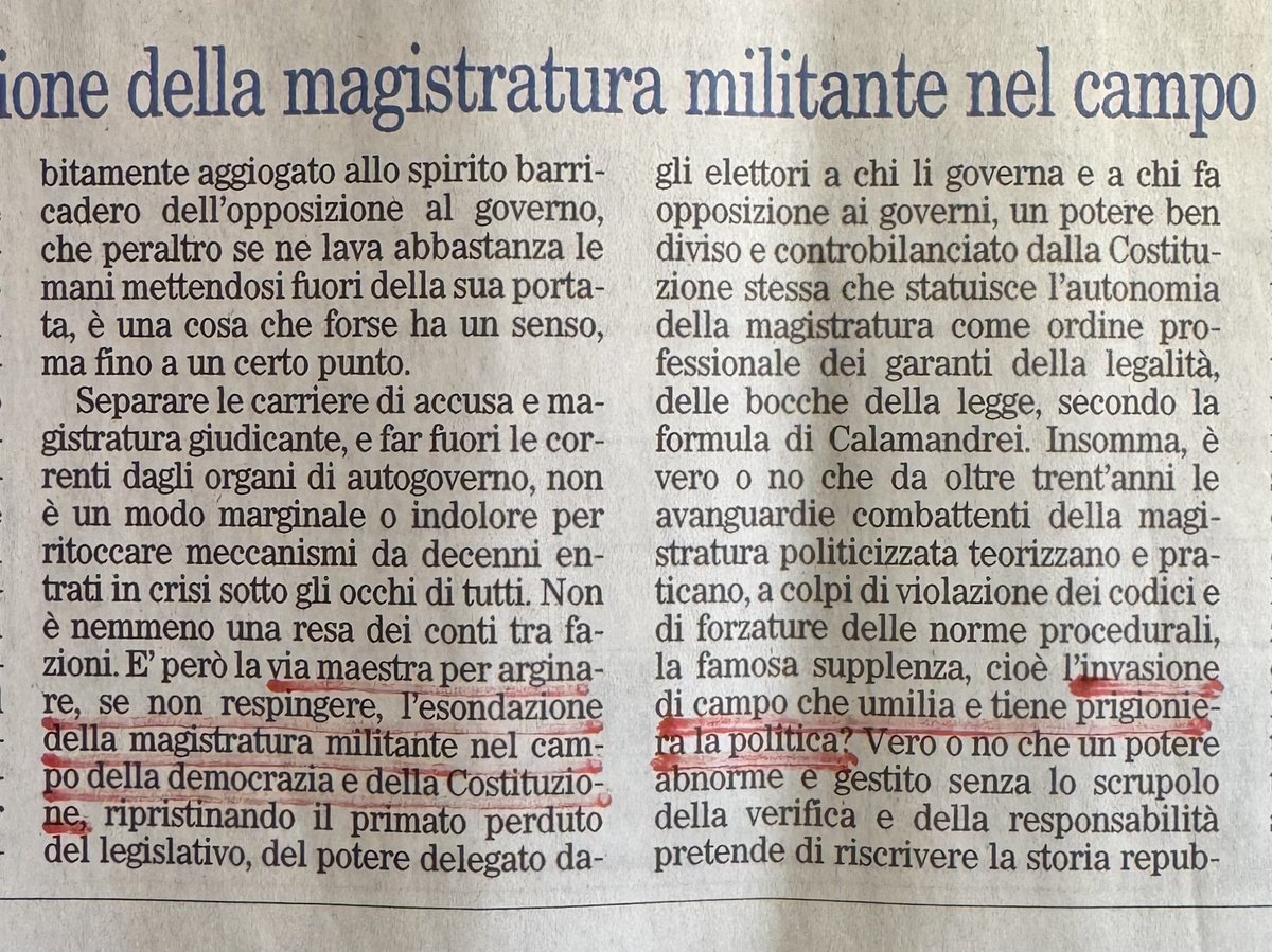 E qui invece Giuliano Ferrara dice con grande chiarezza e onestà quali sono le ragioni per votare sì al referendum (cioè, quindi, per votare #NO).