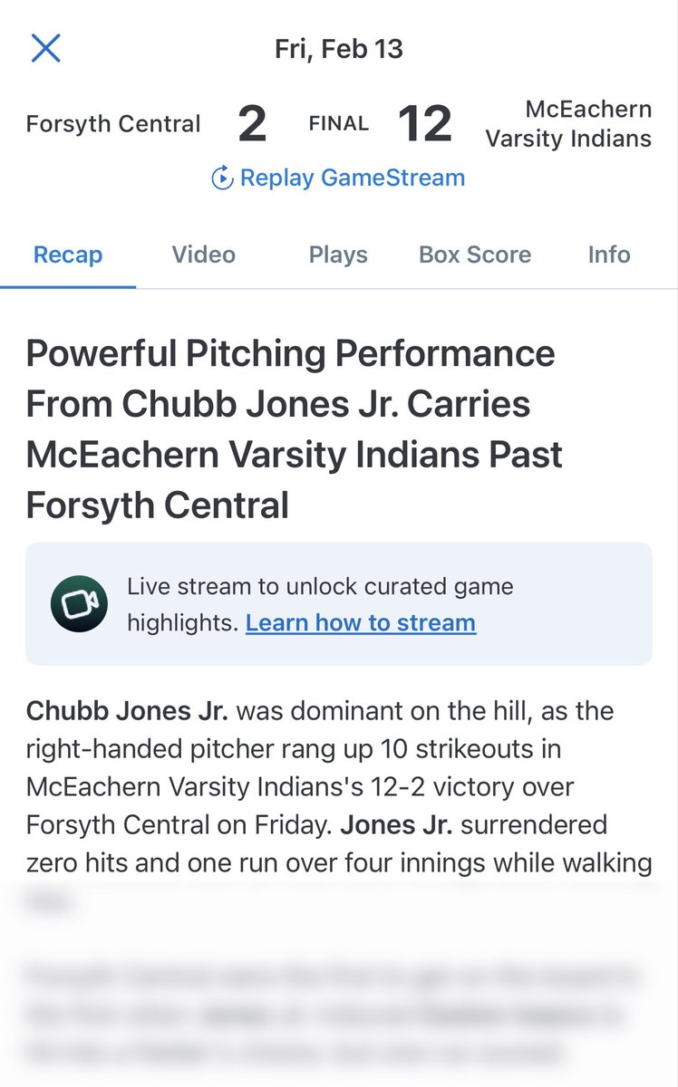 chubb_hitter's tweet photo. Great night for the home team @MHSBSBL
10 strikeouts, 1 for 3 at the plate
#OneTribe #VarsityBaseball #CO2027 #2WayPlayer #Clemsoncommit https://t.co/lfMAdgVNdX
