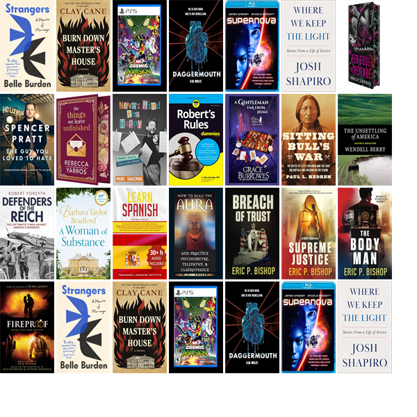 This week the Salina Public Library has 22 new books and one new movie.  New items include Strangers. wowbrary.org/nu.aspx?p=5578…