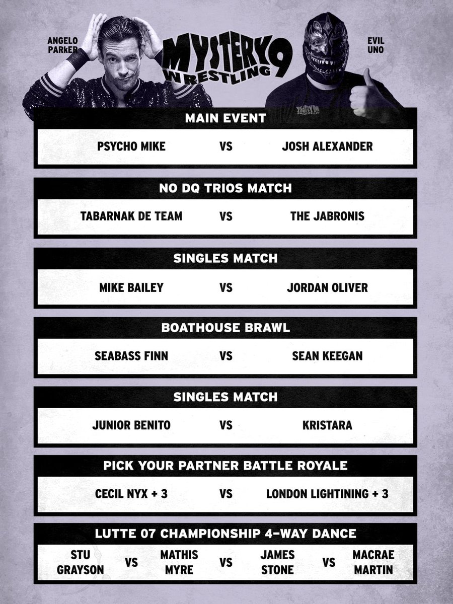 Mystery Wrestling tweet media