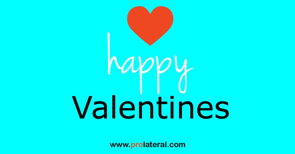 prolateral's tweet photo. Happy Valentines from all at Prolateral.

#HappyEmailing #Valentines2026 https://t.co/r7PtDB8sze