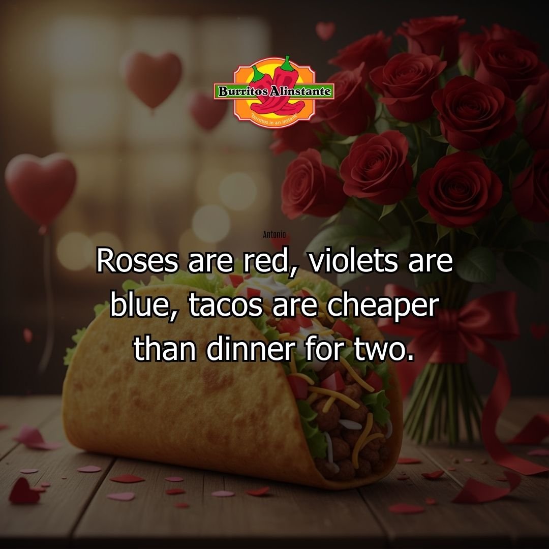 Burritos_Alinst's tweet photo. Save money, eat tacos. 🌮💸
Happy Valentine's Day! https://t.co/UCiuglLkbw