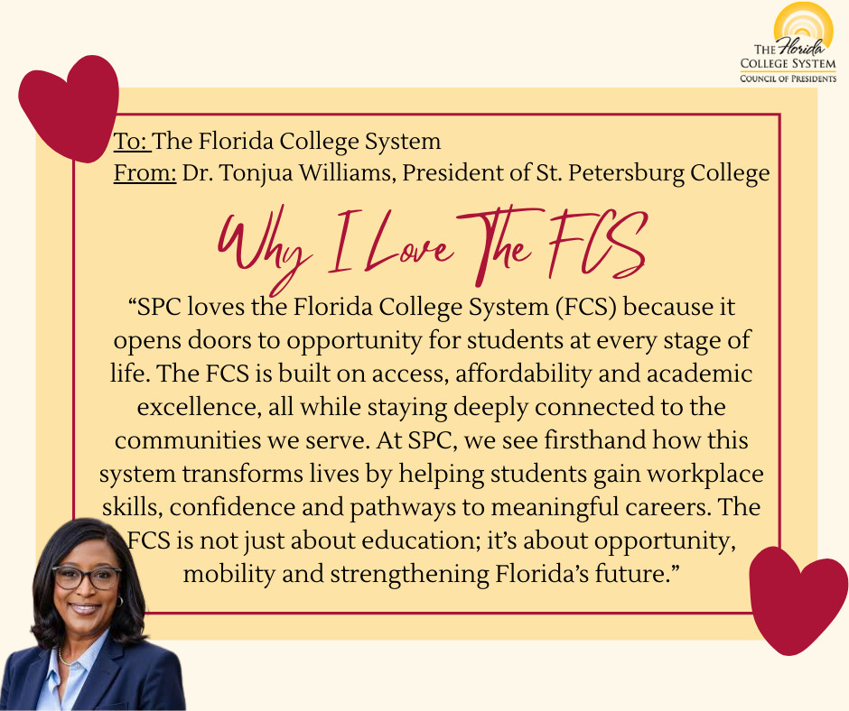 Florida College System Council of Presidents tweet media
