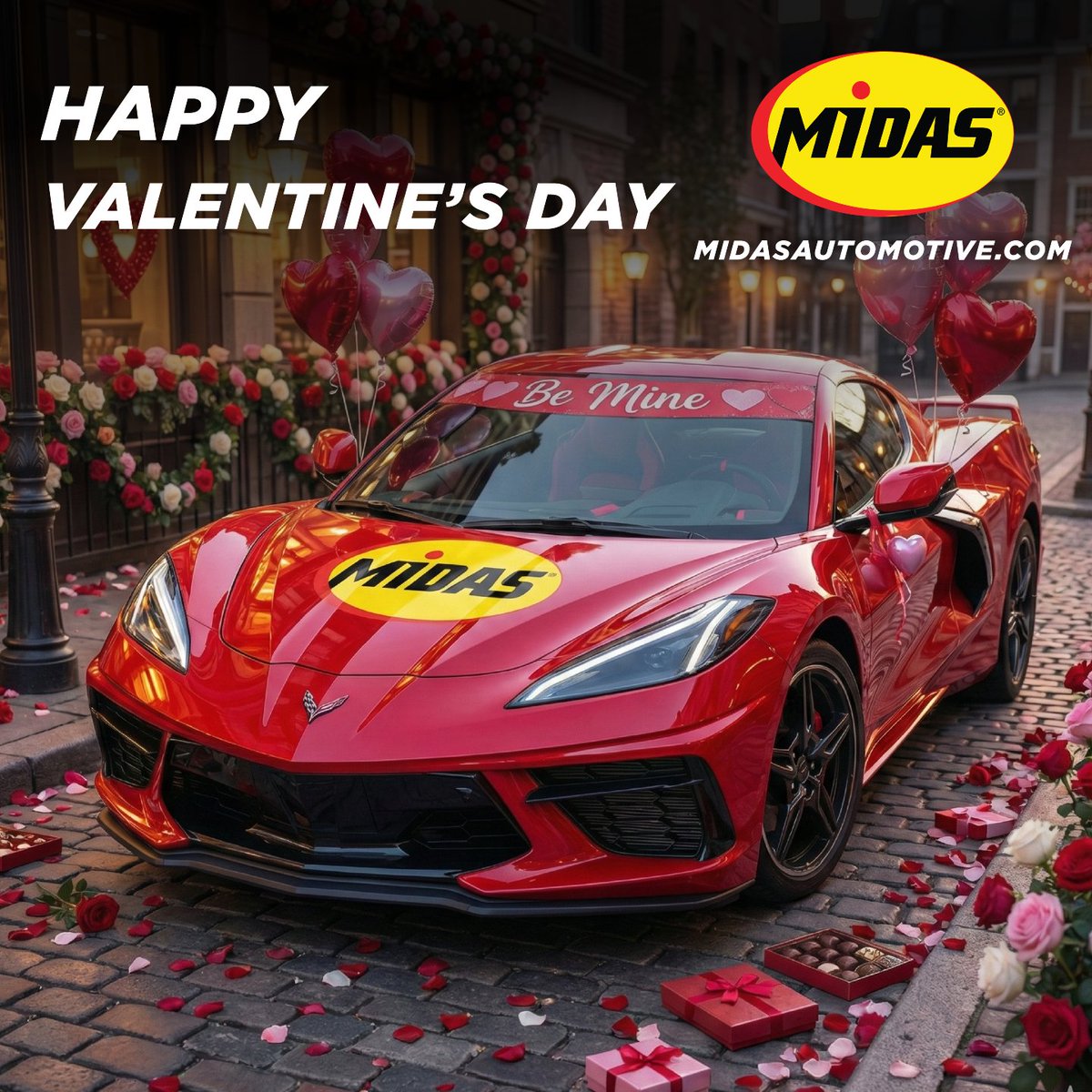 Show Your Car Some Love ❤️🚗
This Valentine's Day, care for the vehicle that keeps you safe. Save $40 on a Full Synthetic Oil Change until the coupon expires on 02/19/2026.
Book your holiday service appointment today!
Visit Midas: midasautomotive.com
#ValentinesDay #CarCare