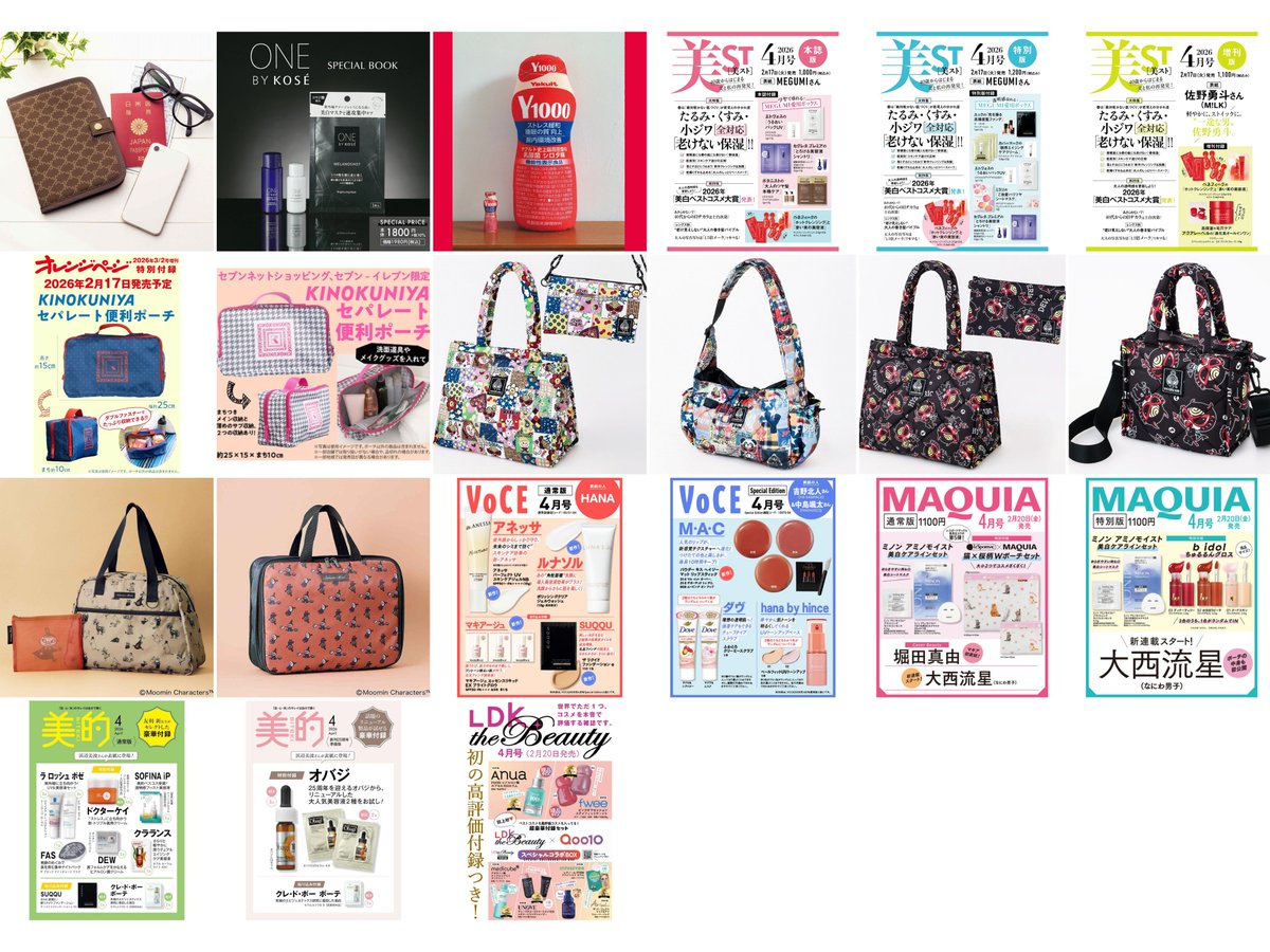 今週発売の付録はコレᝰ✍🏻