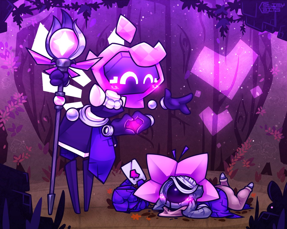 In LOVE With You 🌸💜
- - - ⟨ I I ⟩ - - -
💜 Happy Valentine's Day 💜

NG: newgrounds.com/art/view/slimy…
Ko-fi: ko-fi.com/slimybits