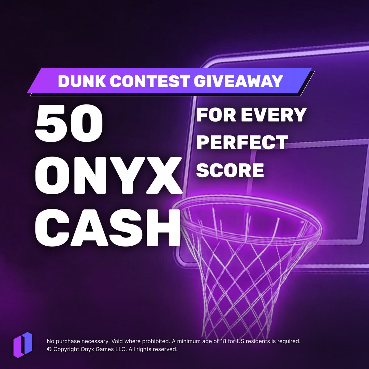 50 FOR 50 DUNK CONTEST GIVEAWAY!

We're giving away 50 Onyx Cash to a random Onyx user for every perfect score given out tonight ...

RT and LIKE this post to enter 💥