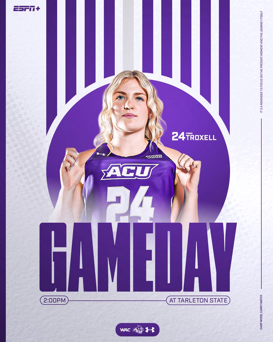 𝐎𝐯𝐞𝐫 𝐢𝐧 𝐒𝐭𝐞𝐩𝐡𝐞𝐧𝐯𝐢𝐥𝐥𝐞

🆚: Tarleton State
📍: Stephenville, TX 
⏰: 2:00 PM CT
📺: ESPN+

#CWCW | #GoWildcats