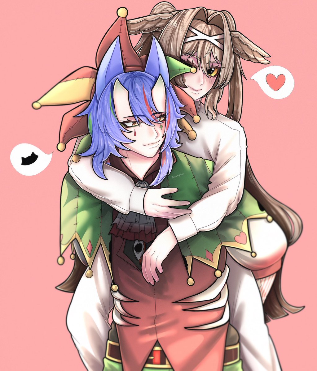 Happy Valentine’s Day my Owletss!!! 

And happy Valentine’s to my handsome boyfriend <a href="/tricksterkale/">Kale 🃏✨ | The Trickster</a> tehe 🤭- I MEAN WHAT SHUT UP

#ValentinesDay 

🎨: @/nyanpasu