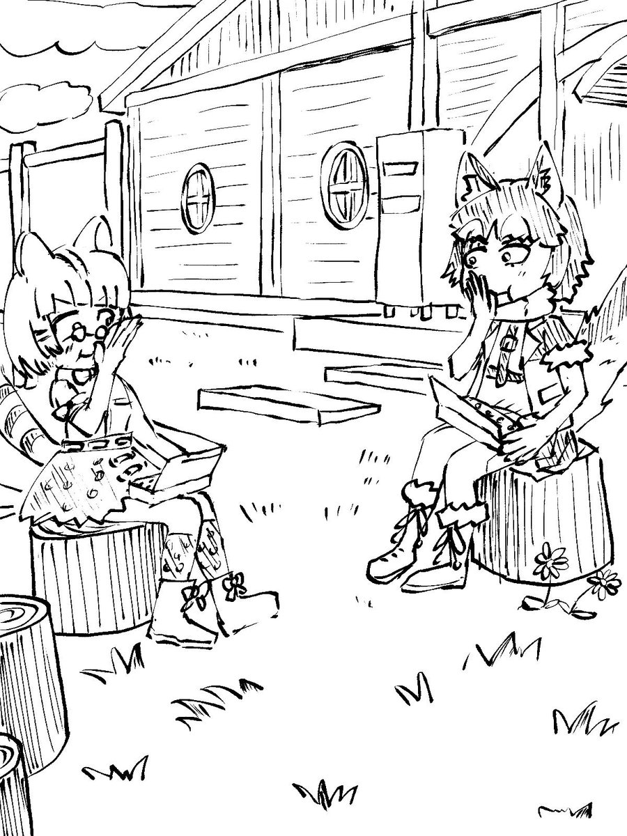 チョコとかフレンズ化する前は食べられなかったものを食べているところが好きです。