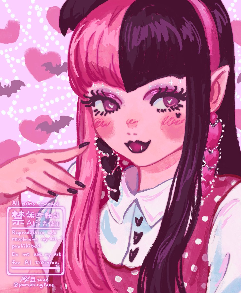pumpkingface's tweet image. Happy birthday to sweet Lala!💝☺️💕
#monsterhigh #draculaura #valentinesday