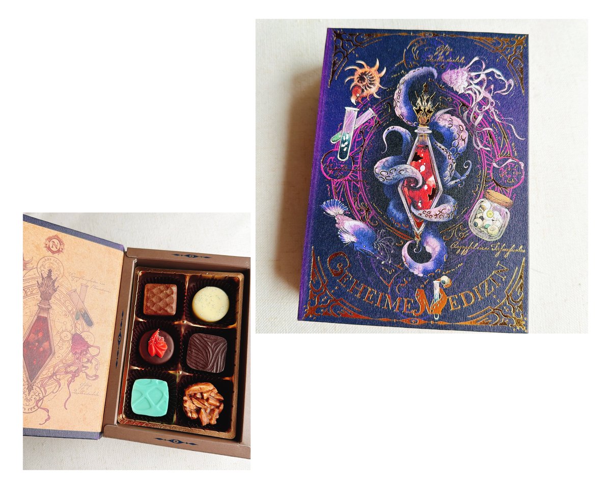 バレンタインだったので先日ganoさんから頂いたチョコ自慢しよ❣️
2Cの概念みたいパケからめちゃかわいい…🥹💘