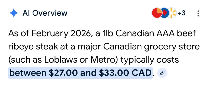 twitandrewking's tweet image. Canadian Beef In Canada: $27-$33 lb

Canadian Beef in Vietnam: $12.50-18.50 lb

Ok then. 😩
