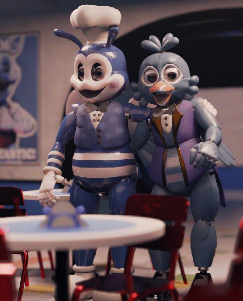 SanfaxRX's tweet image. Jolly and Tweetie together again 

#Jolly #FNAF