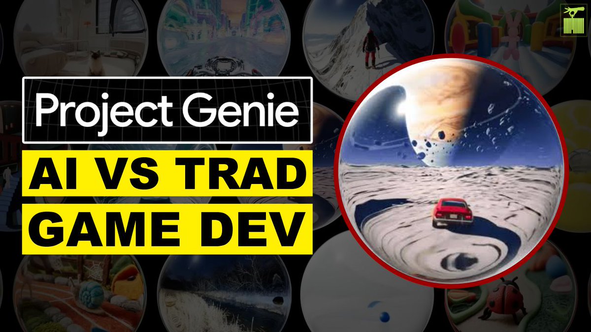 Google just revealed Project Genie, an AI that can generate playable 3D worlds from text prompts.

We break down what it means for game dev, why opinions are split, and where this could lead.

Plus 🎁 five mystery games inside the video 👇
youtu.be/WjWpML7Cnec

#AI #PCGaming