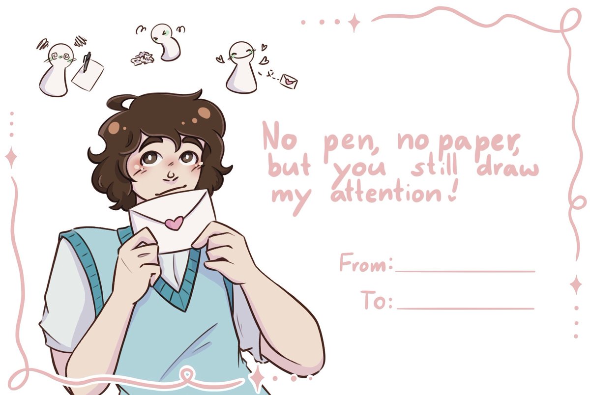 Happy Valentine's day!! 💗💗 #gnffanart #dnffanart