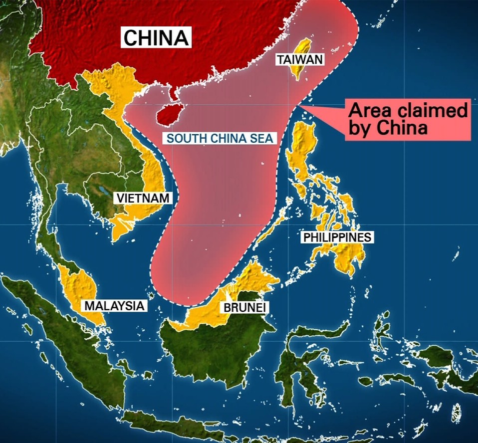 Civixplorer's tweet image. Area currently claimed by China 🇨🇳 in the South China Sea.