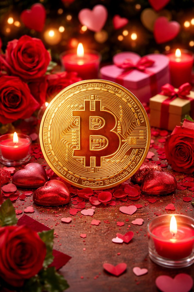Historical Bitcoin prices on Valentine's Day 🧡

2014 - $662  
2015 - $257  
2016 - $407  
2017 - $1,005  
2018 - $9,495  
2019 - $3,617  
2020 - $10,312  
2021 - $48,717  
2022 - $42,587  
2023 - $22,063  
2024 - $51,658  
2025 - $97,215
2026 - $69,560

HODL 🚀