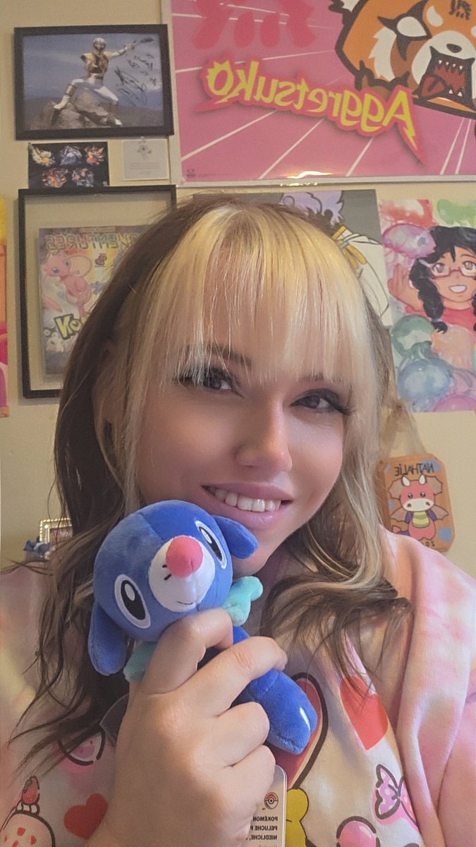 Happy Valentines Day from Myself and the Popplio Sitting Cutie <a href="/Frodo_Htx/">TCR | FrodoHtx</a> sent me 💙🩵💙

Popplio is my favorite Pokemon and to have one gifted from my favorite person is so lovely. 

I love you Josh. ❤️