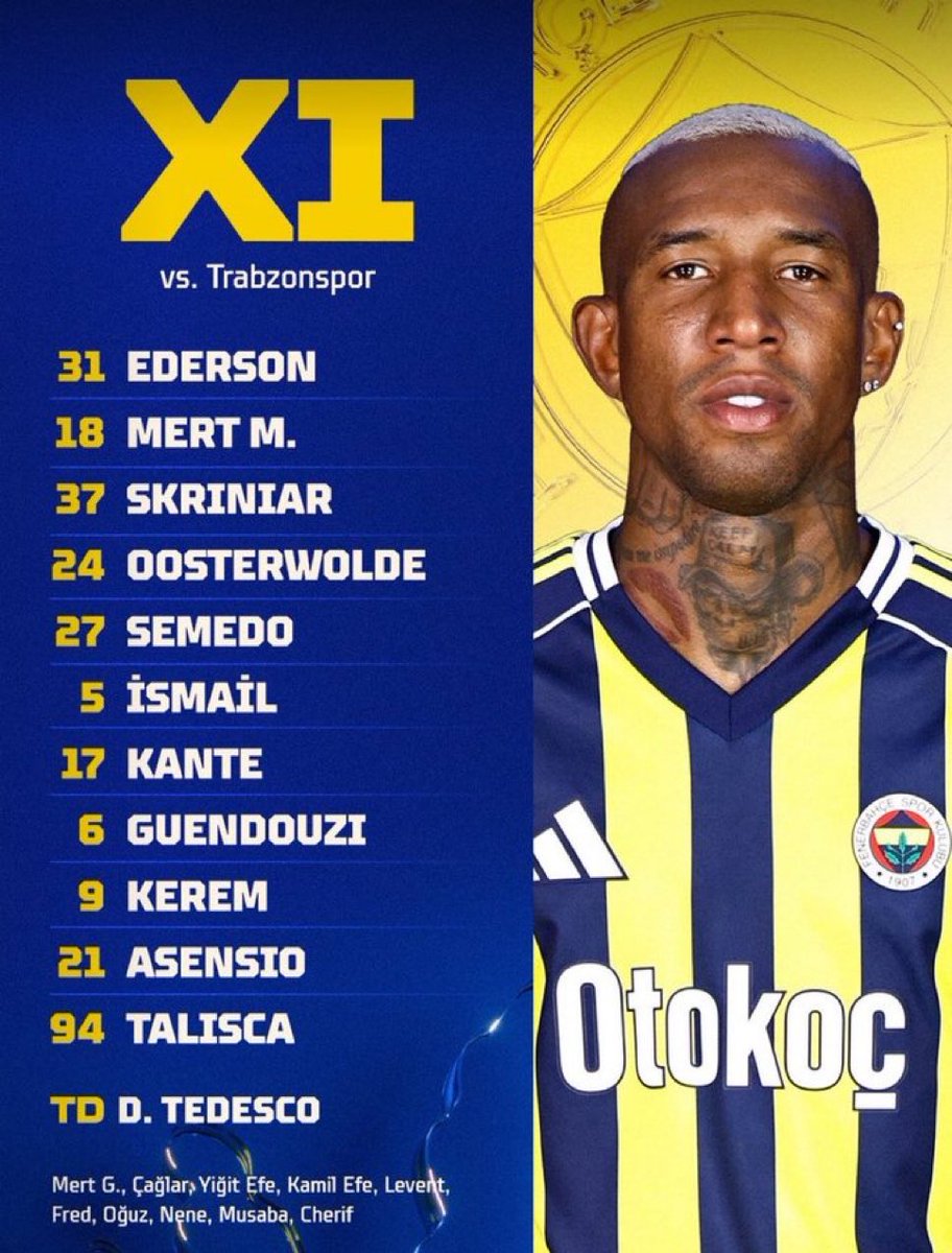 güzel 11 ilk yarı genelinde oyunun hakimiyetinin bizde kalıp ekstra olarak da gol bulmaya çalışılmış bi 11 net bi şekilde böyle bi deplasmanda çok sağlam orta saha kante,guendouzi,ismail bunlardan 3 ünden 2 si yüzde 70 oynayalım kazanırız