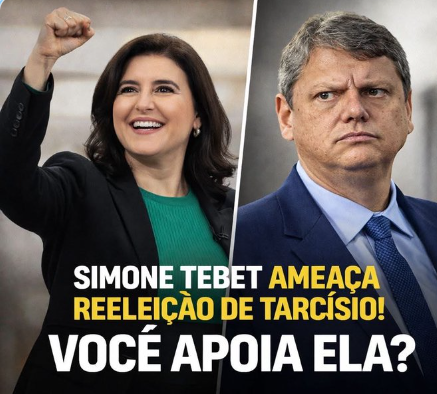 Se escolhida, Simone Tebet será uma pedra na campanha de Tarcísio.

Além de sua sagacidade, rapidez de raciocínio, altamente articulada e competência demonstrada no governo Lula, Tarcísio encontrará uma opnente acima de sua capacidade limitada de bolsonarista.

E se resolver