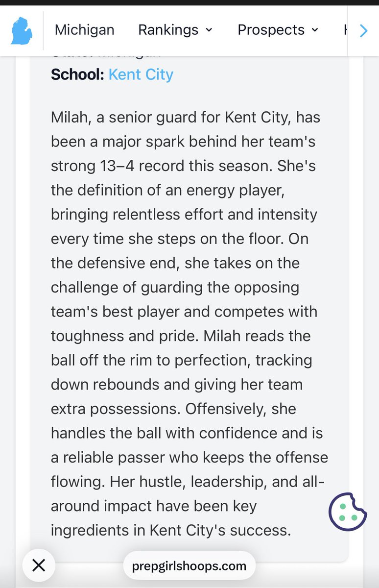 Kent City Girls BB tweet media