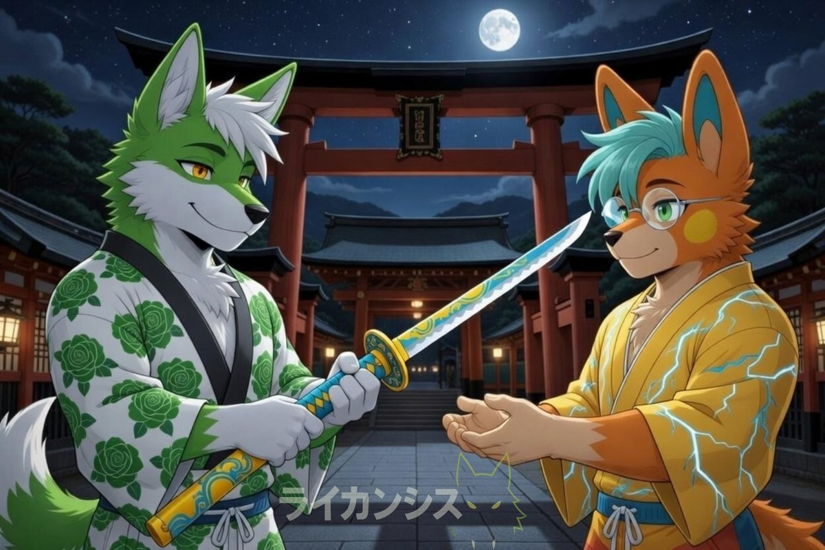 LycansisZzz's tweet image. Some Valentine's Day gifts for these cute ones!
@RDashed77 
@jotaro_kai 
@MozhanXIII 
#aiartcomunity  #furry #furryaiartist