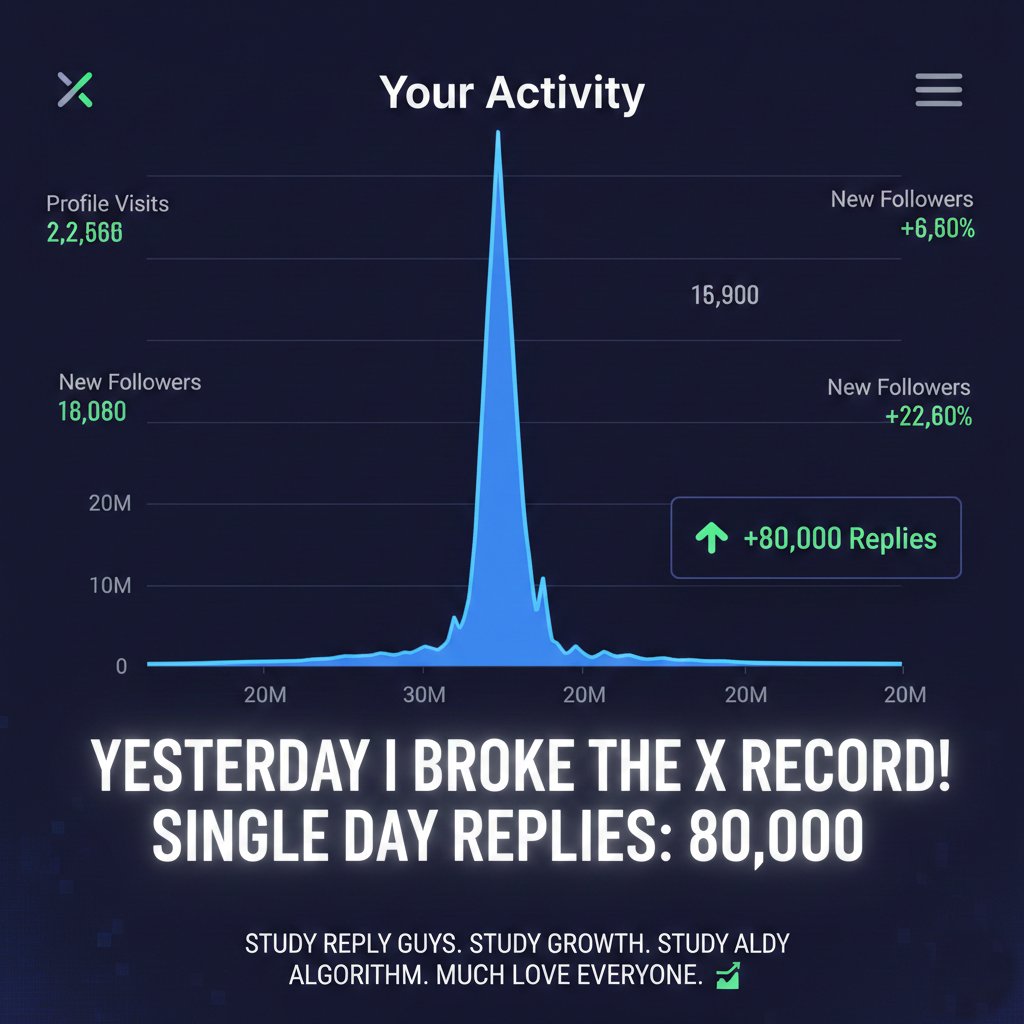 If you want to see the data from this #80k run and learn how to scale your own presence:

#Follow 

#RT this thread

Drop a "#GROWTH " in the replies.