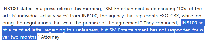 Don't yall see the pattern?

MHJ: I sent HYBE emails. We could've solved this internally. They ignored me &amp;sued me, so I had to hold a press con

CBX: We sent certification letter. SM ignored us 2+ months, spread rumours &amp; sued us instead, we had no choice but hold a press
