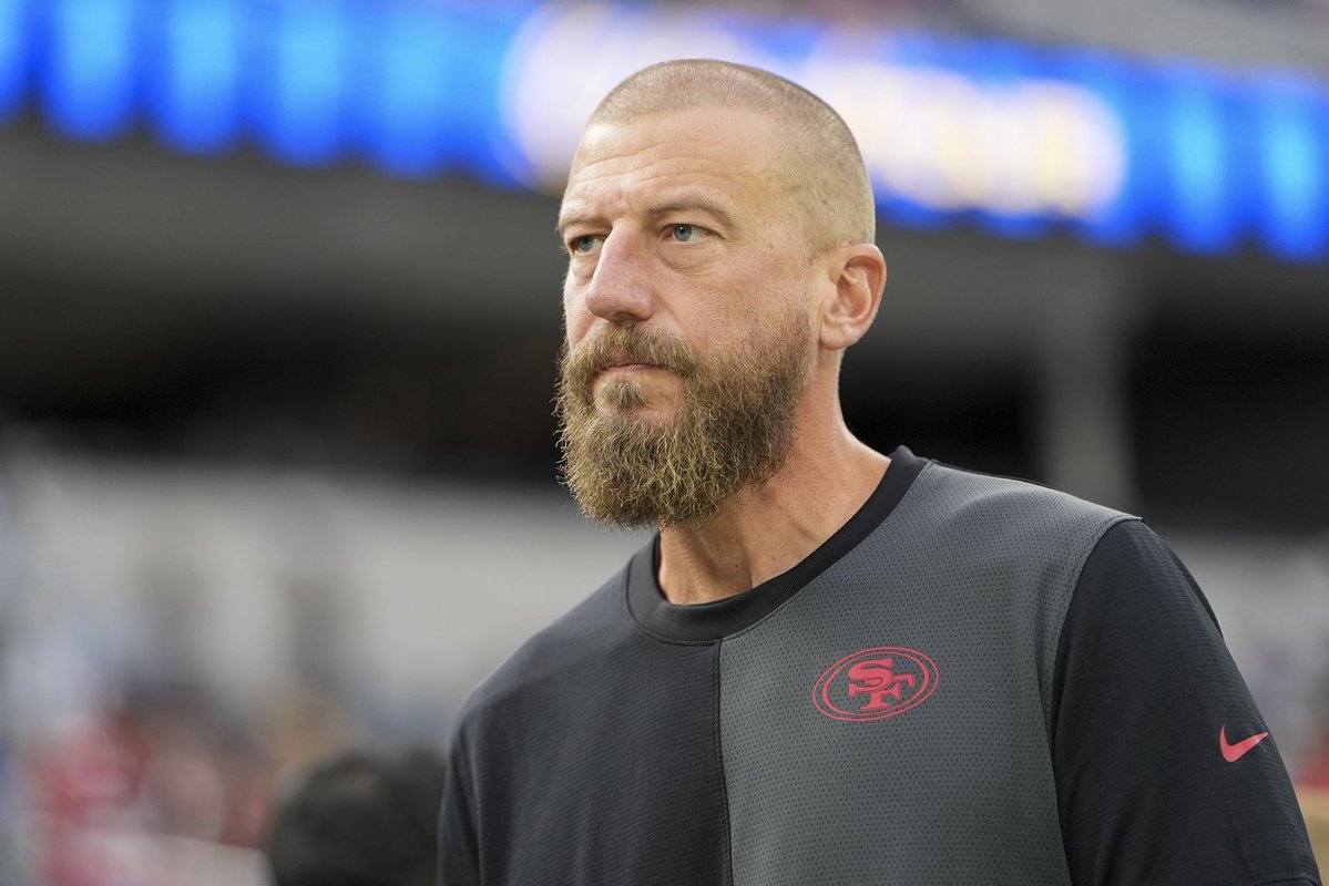 TomPelissero's tweet image. The Seahawks are interviewing 49ers run game coordinator/tight ends coach Brian Fleury today for their offensive coordinator job, per sources.

Fleury has spent the past seven seasons in San Francisco, where he's one of Kyle Shanahan's longest-tenured assistants.