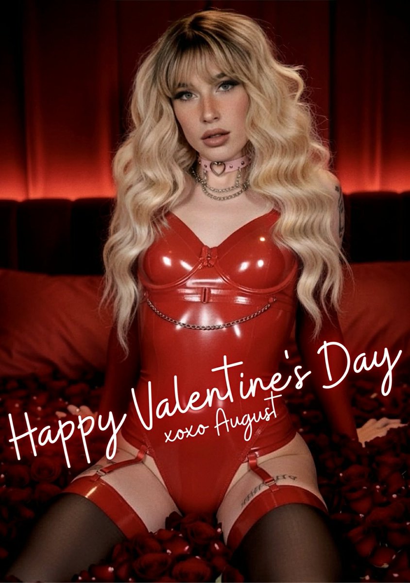 From your favorite Barbie princess 💖Happy Valentine's Day, darlings 💖 xoxo August